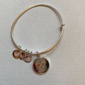 Skull Charm Alex and Ani Bracelet